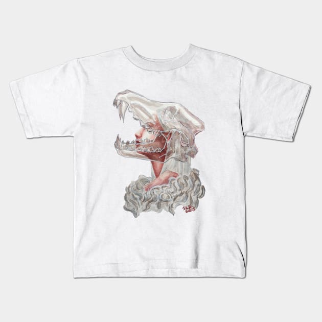Wolf in Sheep's Clothing Kids T-Shirt by Hlblng